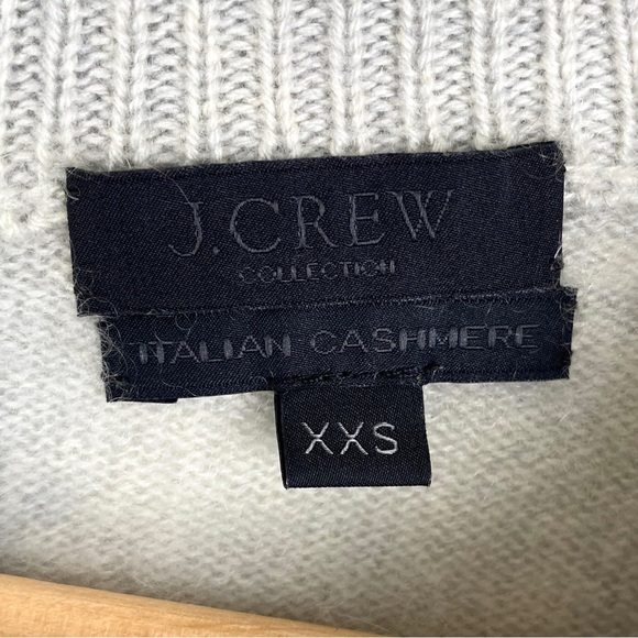 J. Crew Collection Italian Cashmere Sweater Grey - Picture 3 of 10